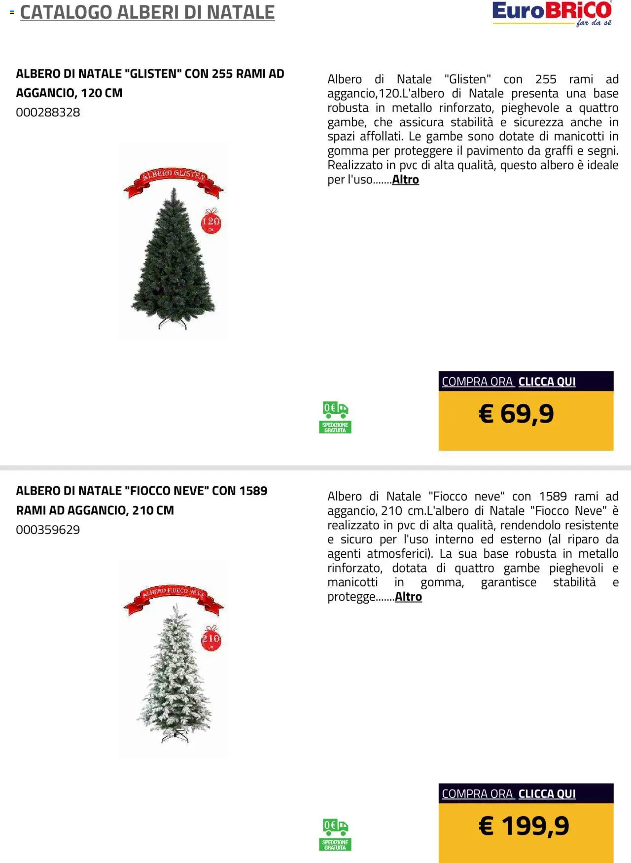 Eurobrico Alberi di Natale catalogo - pagina 9 - valido dal 23/07/2025