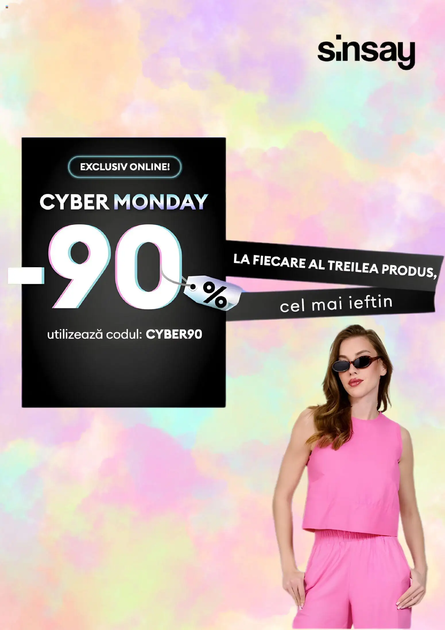 Sinsay catalog - Cyber Monday - pagina 1- valabil de la 01.12.2025
