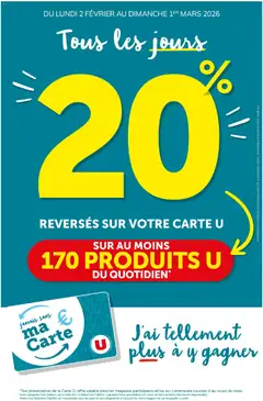 Aperçu Hyper U - Ma sélection Carte U février valable à partir du 02/02/2026