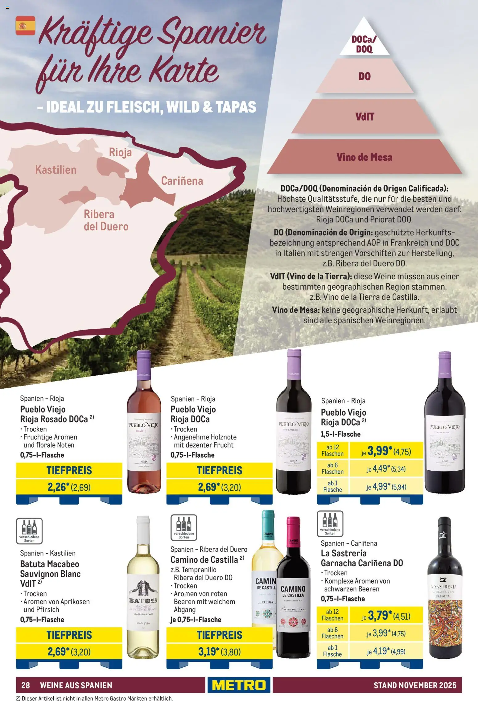 Metro - Hauswein-Katalog - Seite 28 - gültig ab 12.11.2025