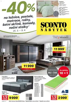 Náhled Sconto nábytek leták platný od 25.03.2026