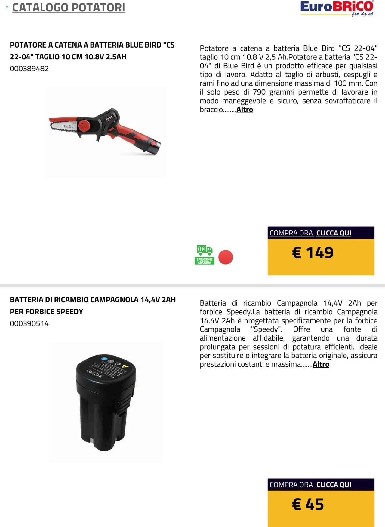 Eurobrico Potatori catalogo - pagina 4 - valido dal 23/07/2025