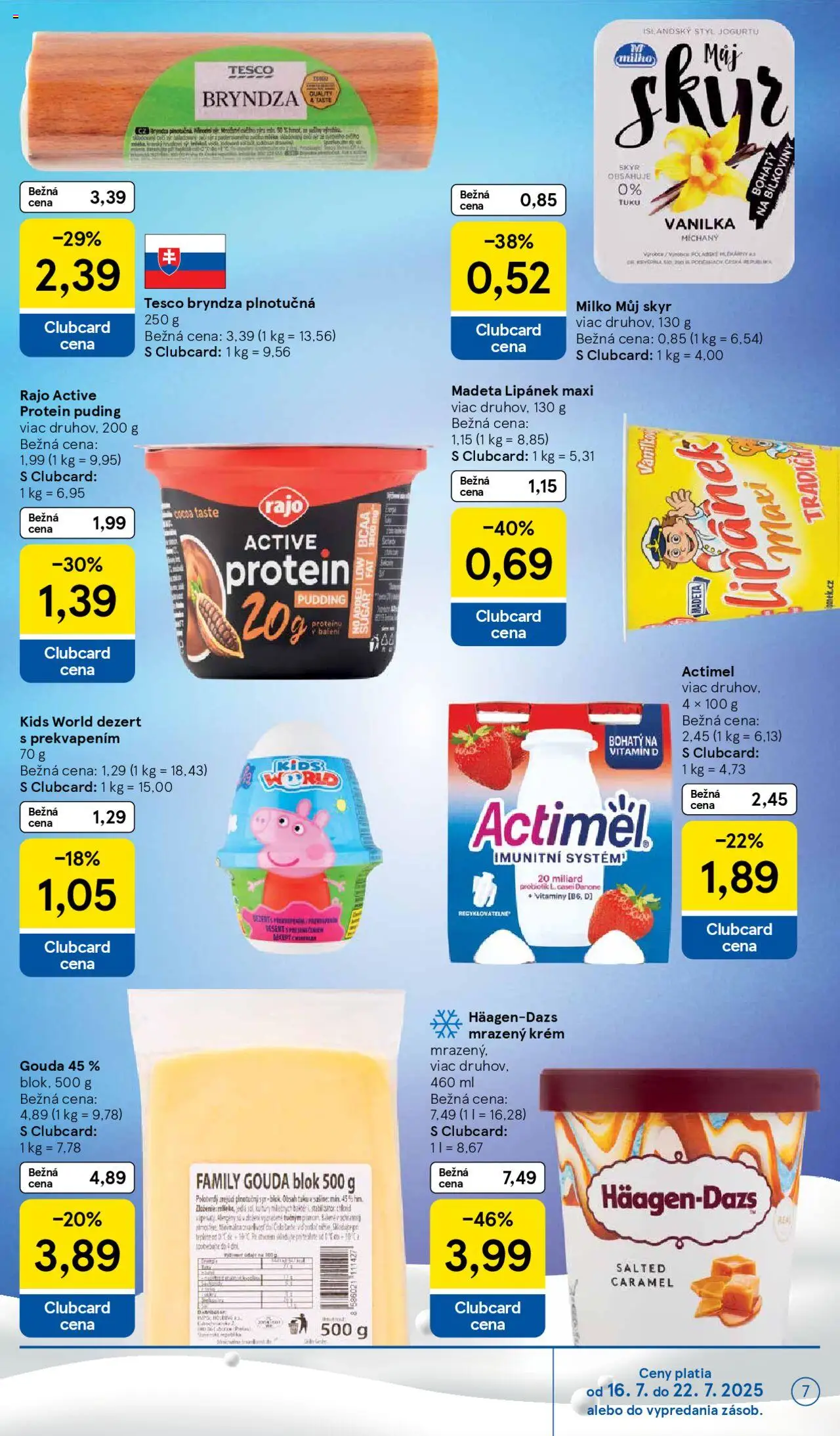 Tesco Supermarket - leták - strana 7- platný od 16.07.2025