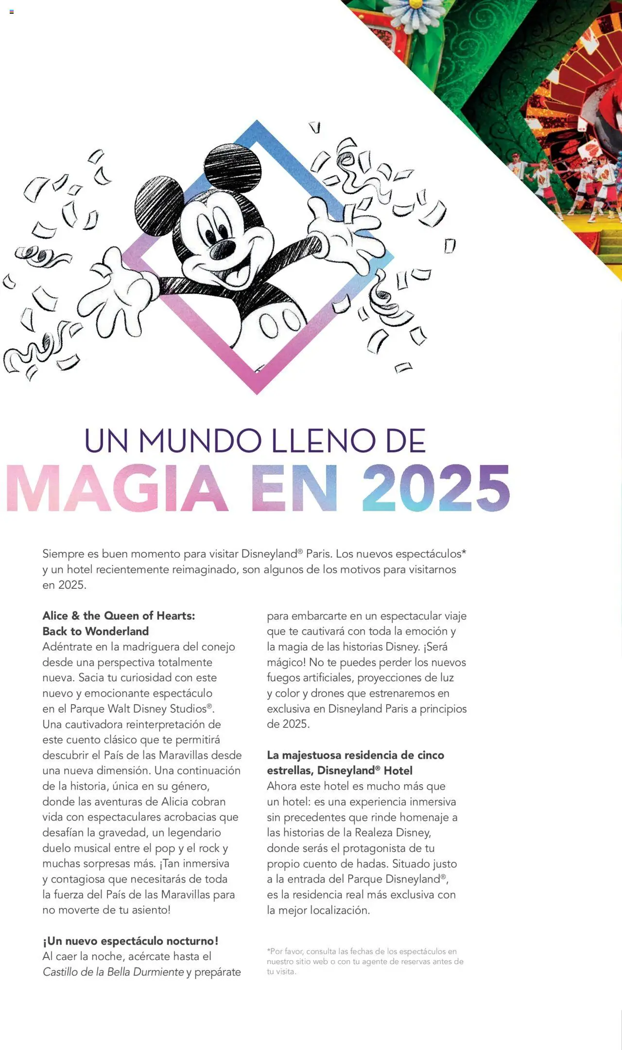 Viajes El Corte Inglés - Disneyland Paris 2025 2026 - Página de 6 - Válido desde 01/04/2025
