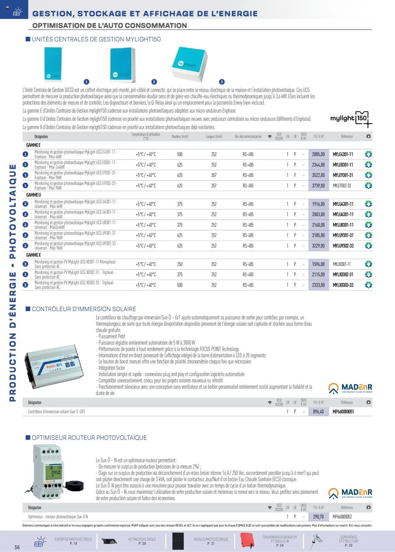 Rexel - Production D´Énergie Photovoltaique - page 20 - valable à partir du 16/07/2025