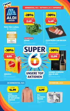 Vorschau Aldi Aktionen gültig ab 18.09.2025