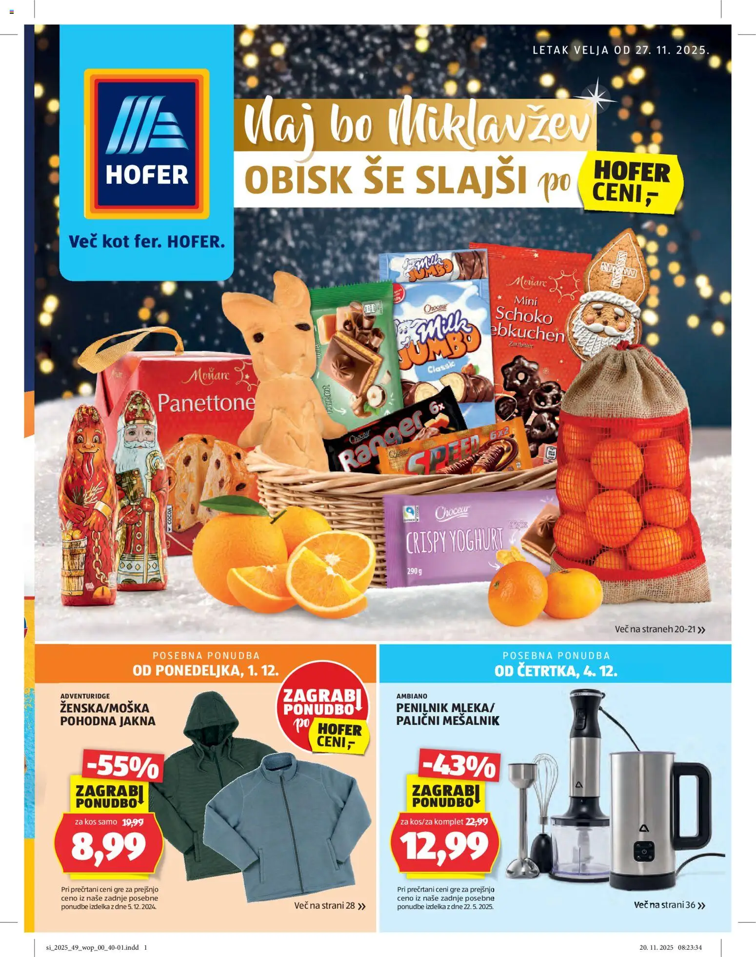 Hofer SI - Katalog - stranica 1- važeći od 27.11.2025