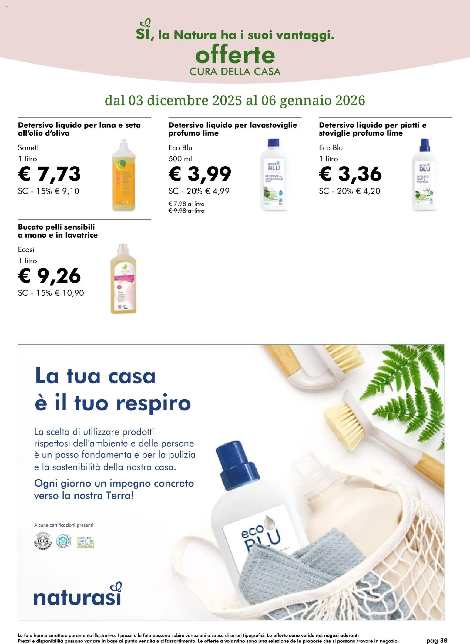 Volantino Natura Sì	 - pagina 38 - valido dal 03/12/2025