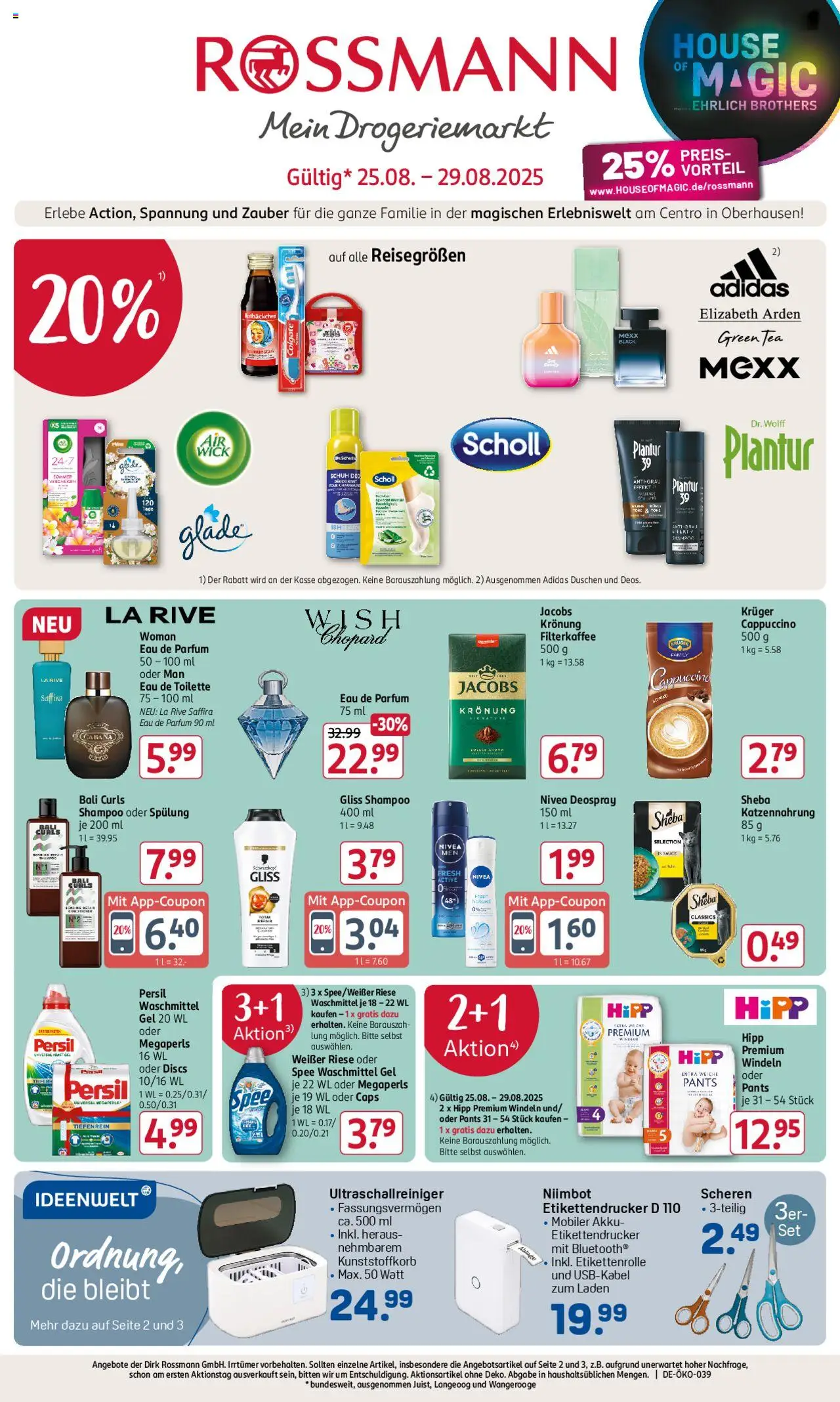 Rossmann Prospekt 	 - Seite 1 - gültig ab 25.08.2025