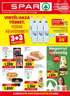 Előnézet Spar Akciós újság érvényes 2025.08.14.-tól