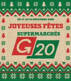 Aperçu G20 Supermarchés catalogue valable à partir du 17/12/2025