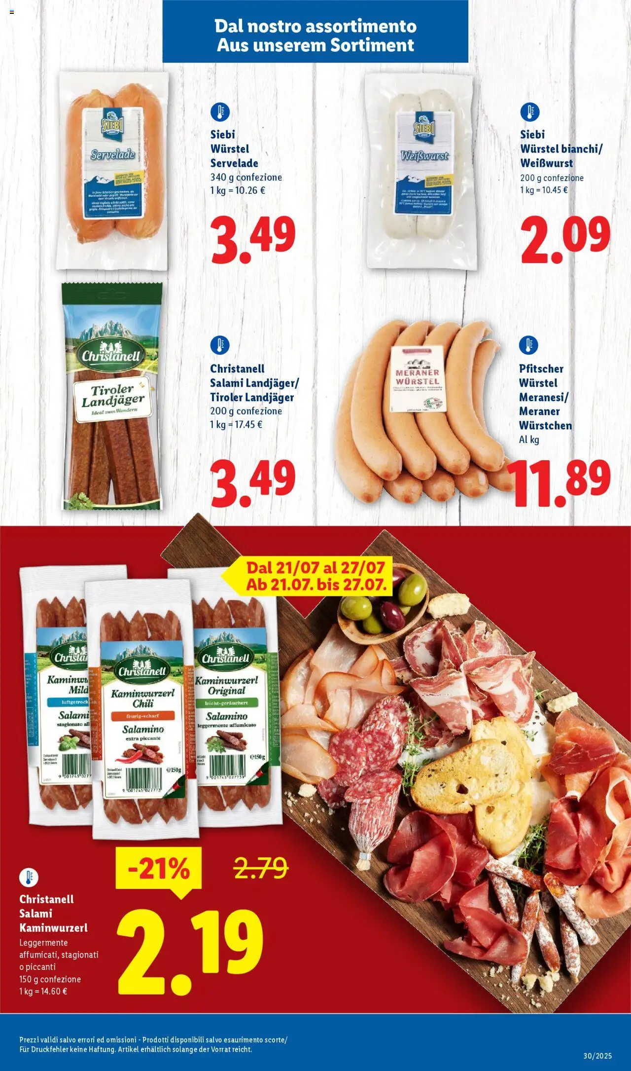 Lidl Trentino Alto-Adige catalogo - pagina 3 - valido dal 21/07/2025