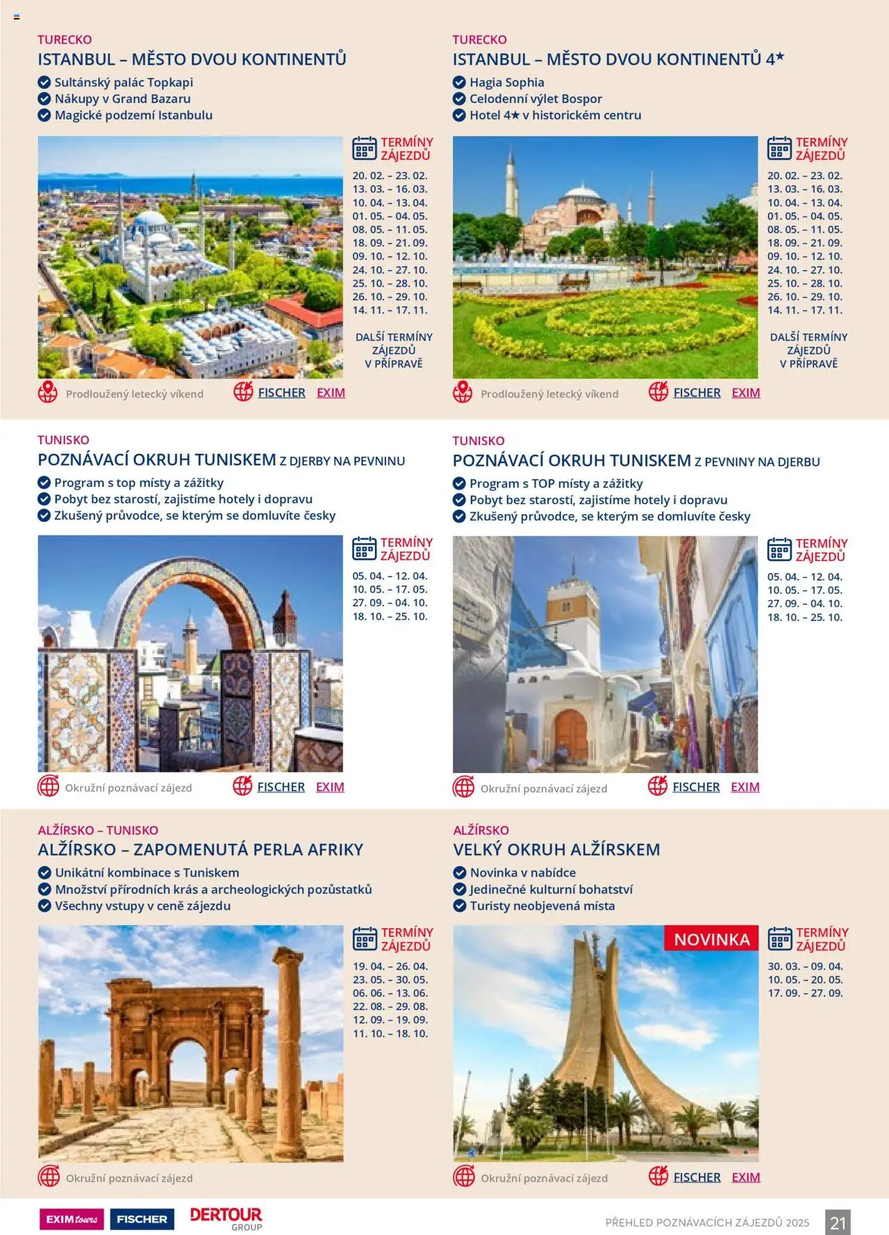 EXIM tours katalog - Poznávací zájezdy - strana 21- platný od 01.01.2025