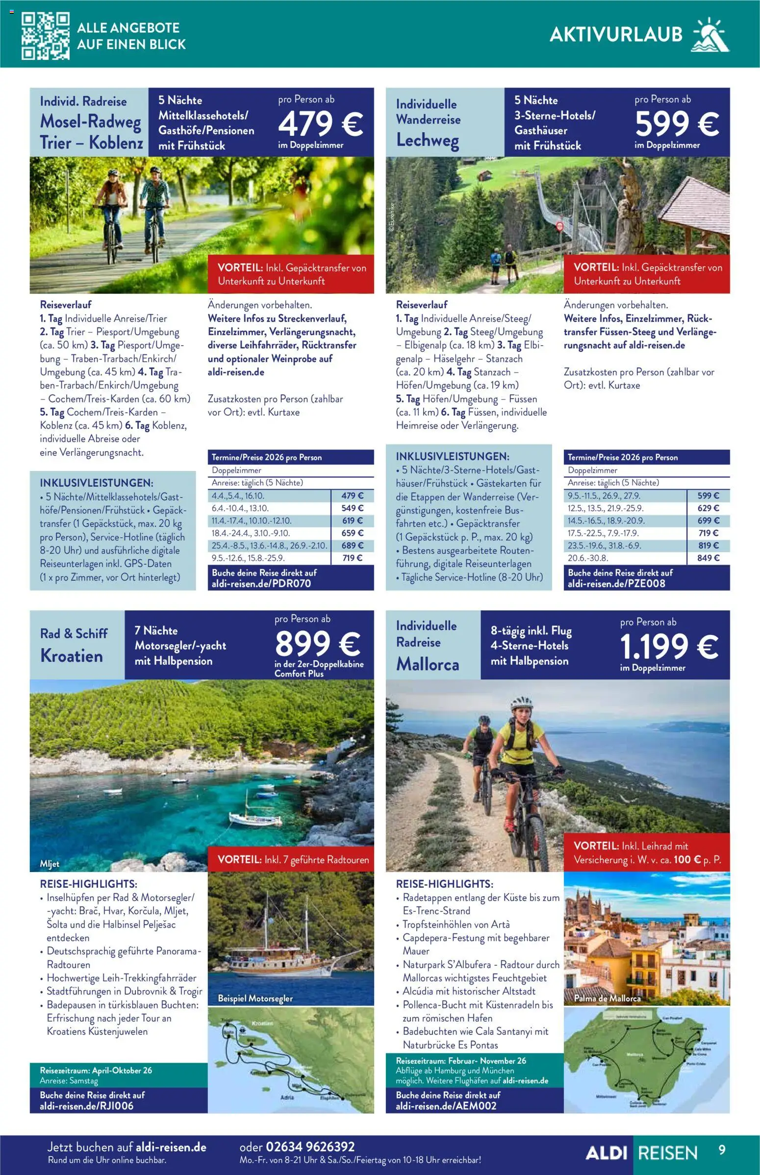 Aldi Reisen  Reisemagazin - Seite 9 - gültig ab 01.12.2025