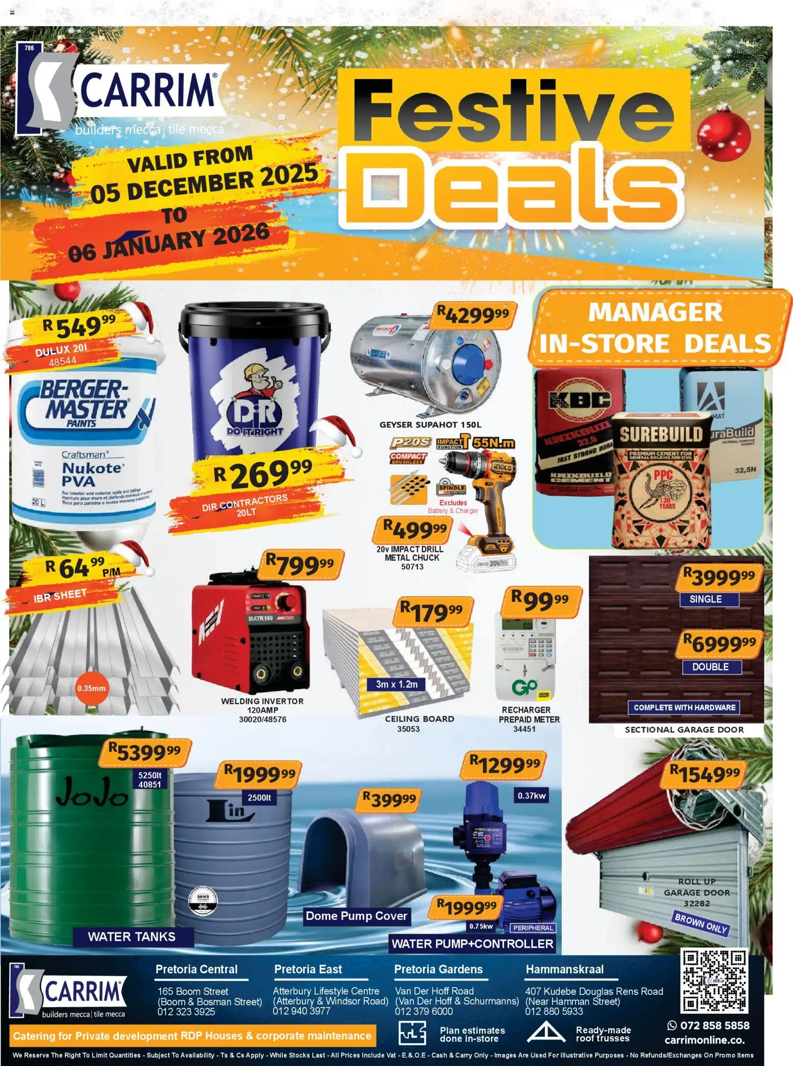 K. Carrim Specials - page 1- valid from 05/12/2025