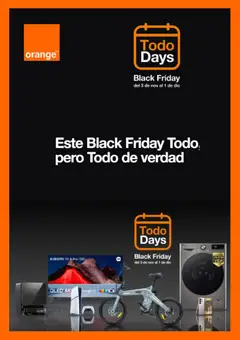 Vista previa del folleto Orange Black Friday válido desde 03/11/2025