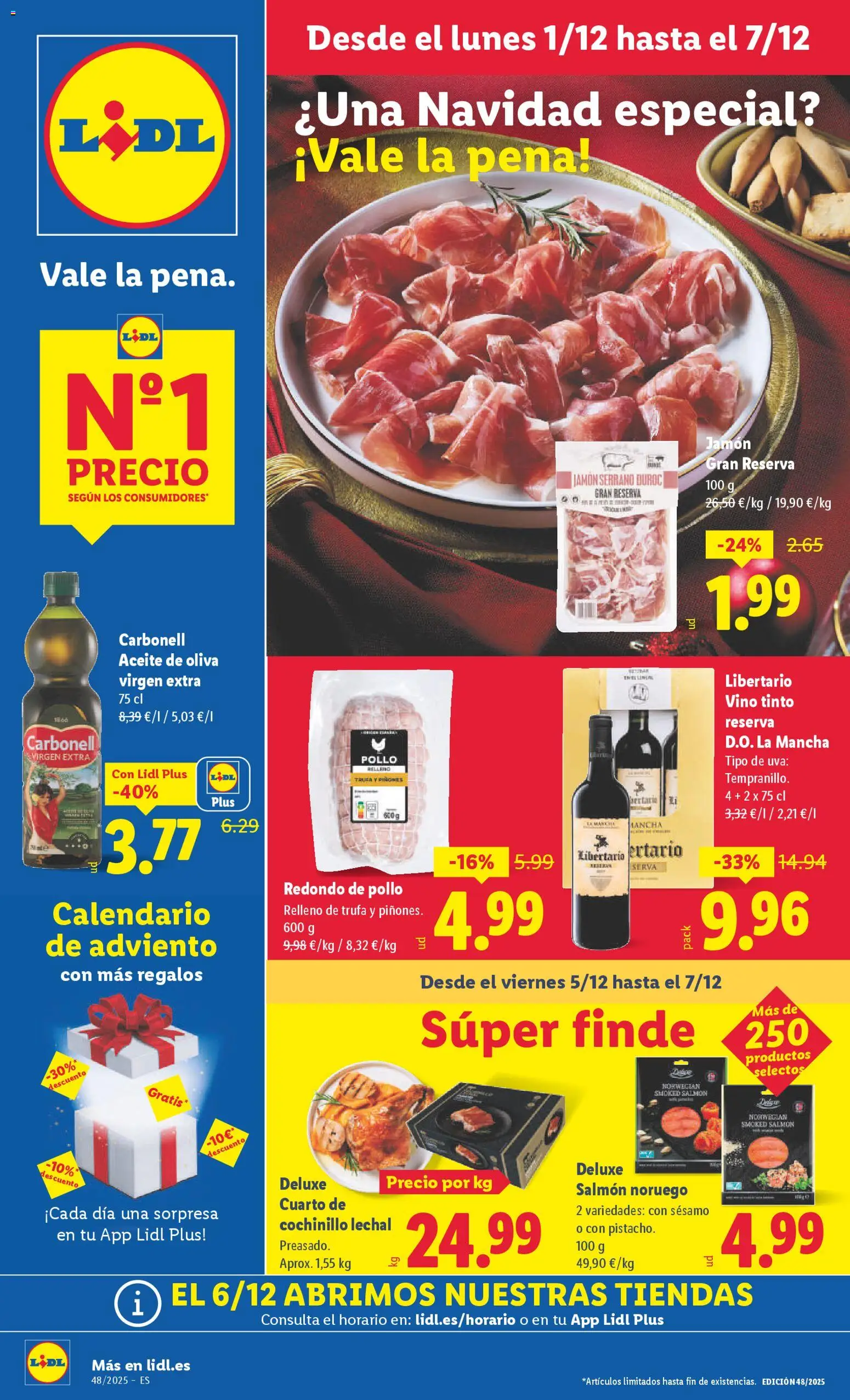 Lidl folleto - Página de 1 - Válido desde 01/12/2025