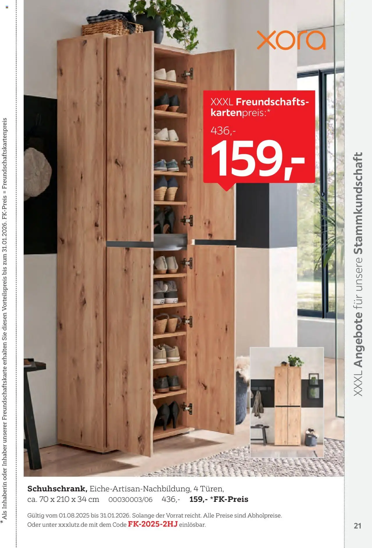 XXXL Lutz Freundschaftskartenjournal - Seite 21 - gültig ab 01.08.2025