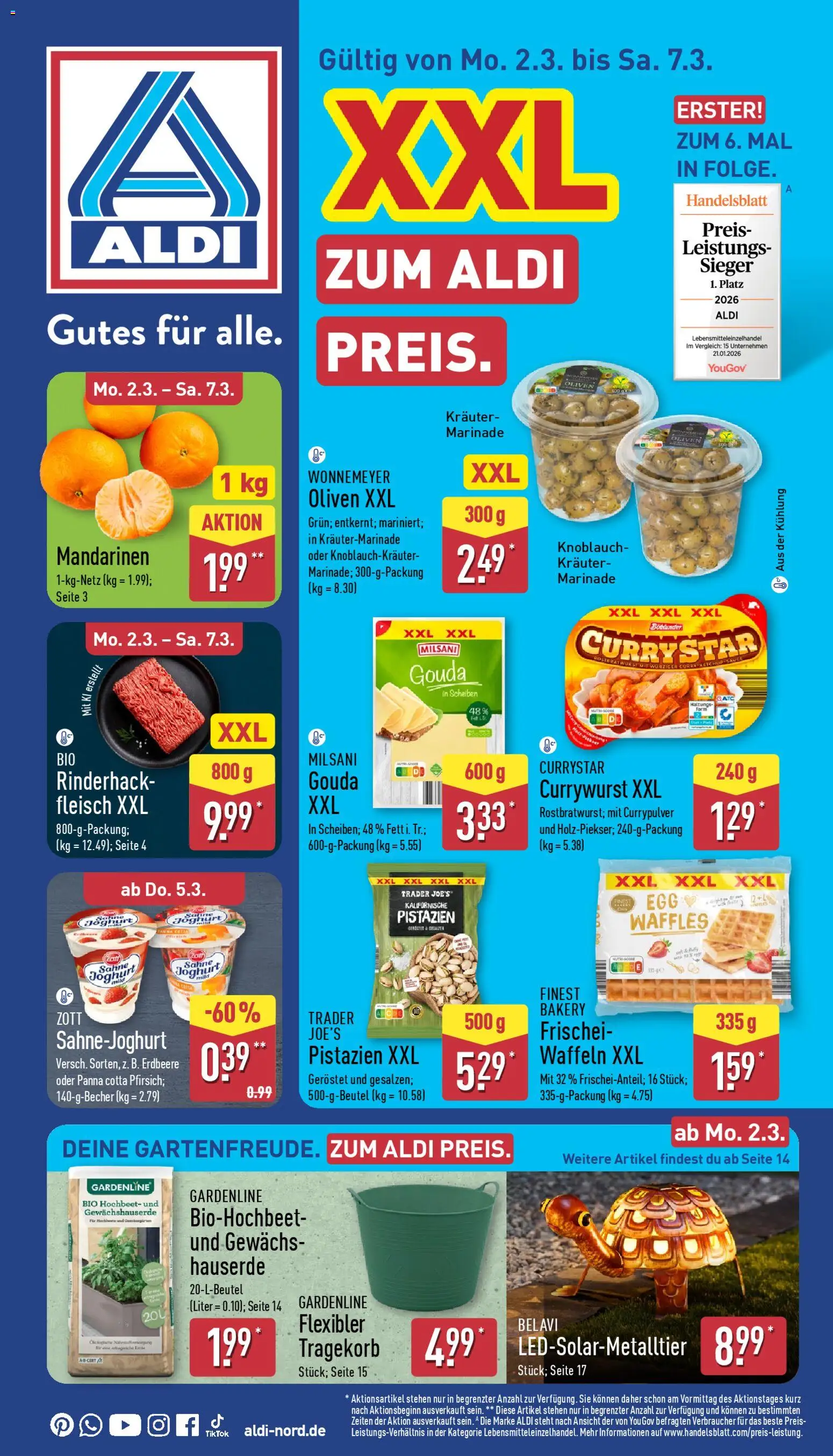 Aldi Prospekt 	 - Seite 1 - gültig ab 02.03.2026