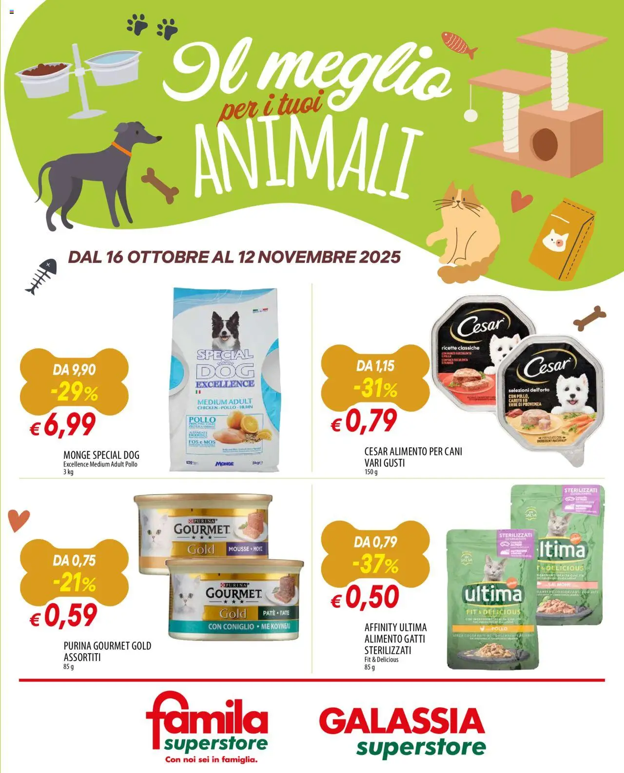 Galassia Animali catalogo - pagina 1 - valido dal 16/10/2025