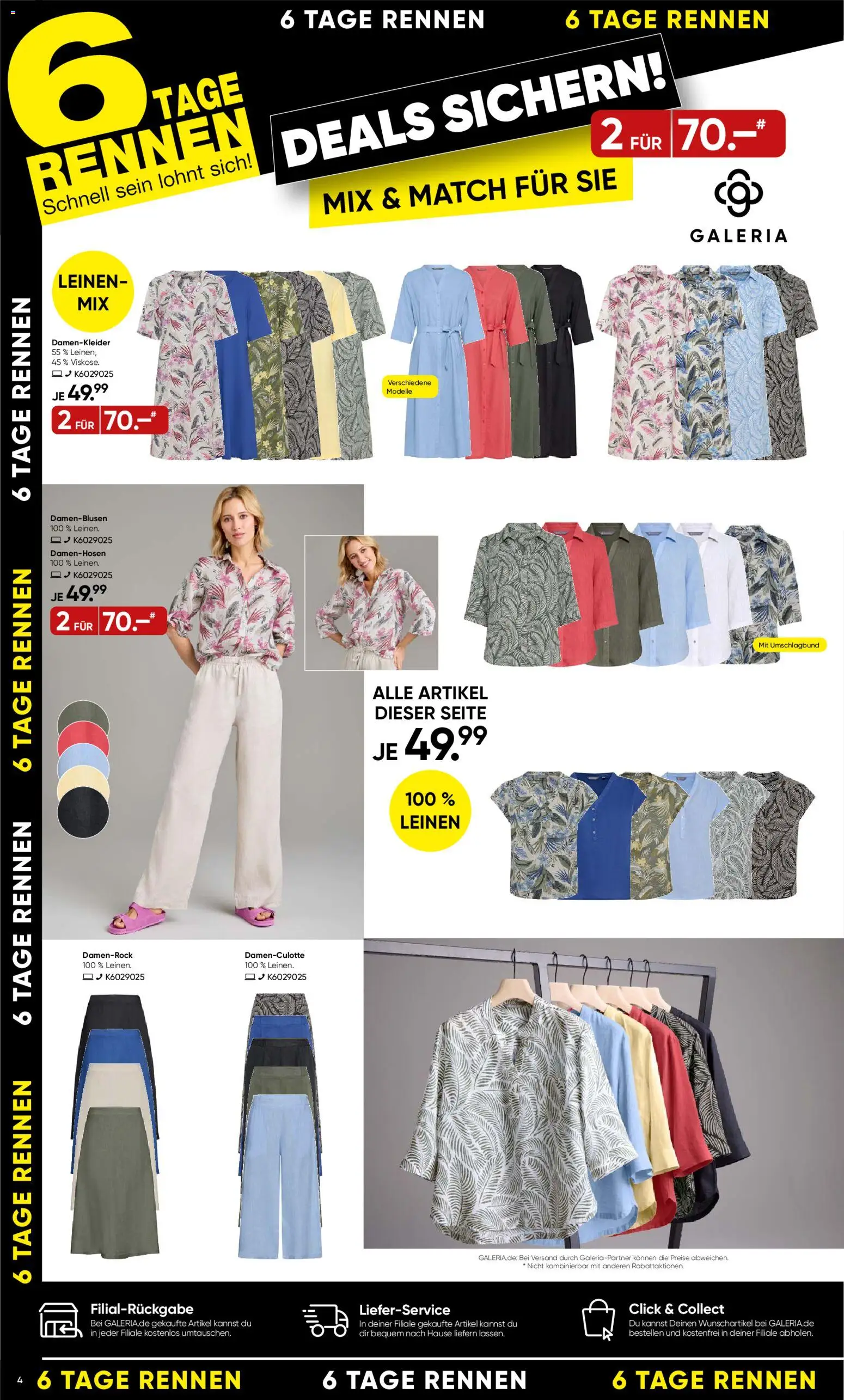 Galeria Karstadt Kaufhof Prospekt 	 - Seite 4 - gültig ab 15.04.2026