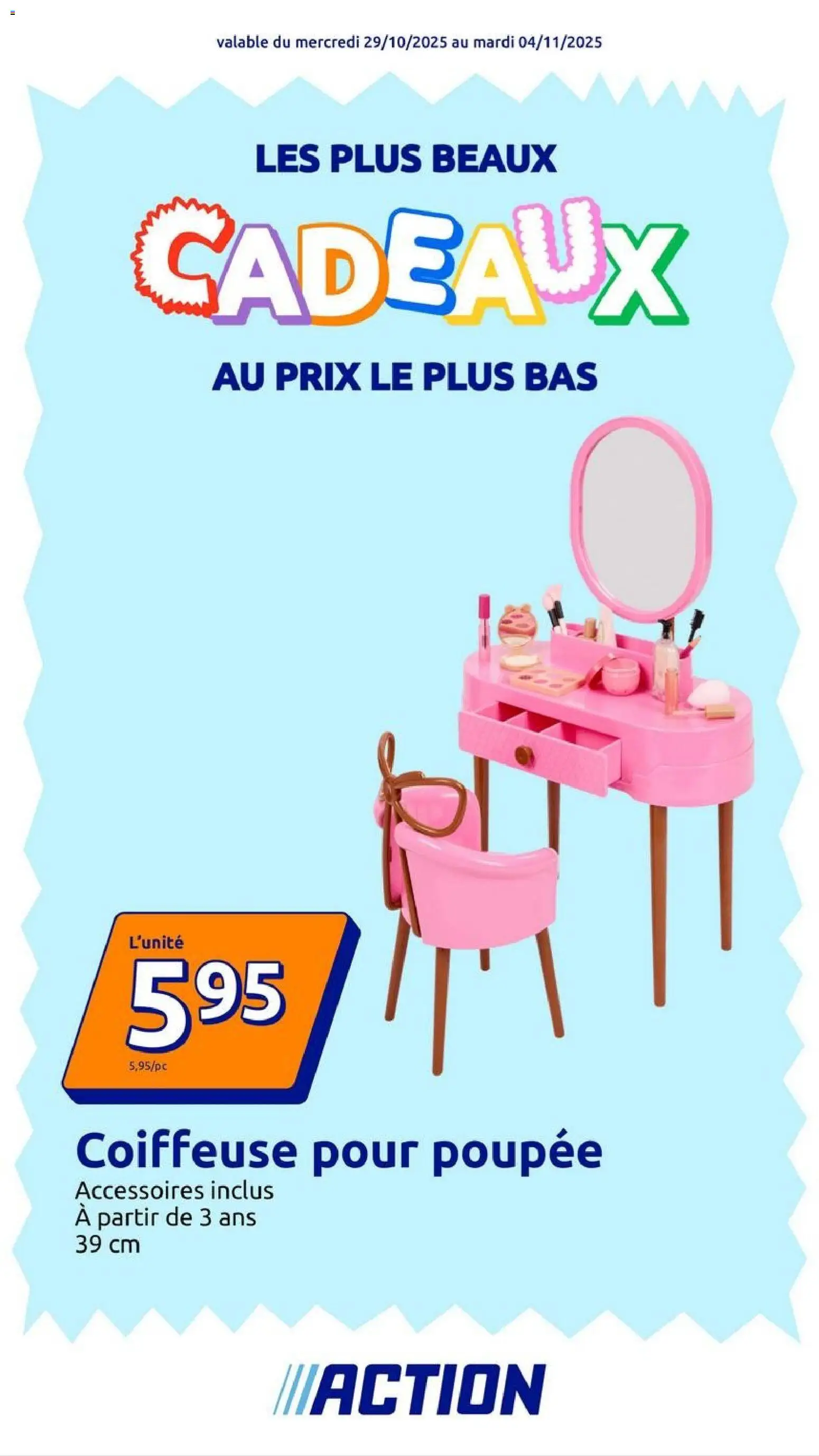 Action prospectus - page 1 - valable à partir du 29/10/2025