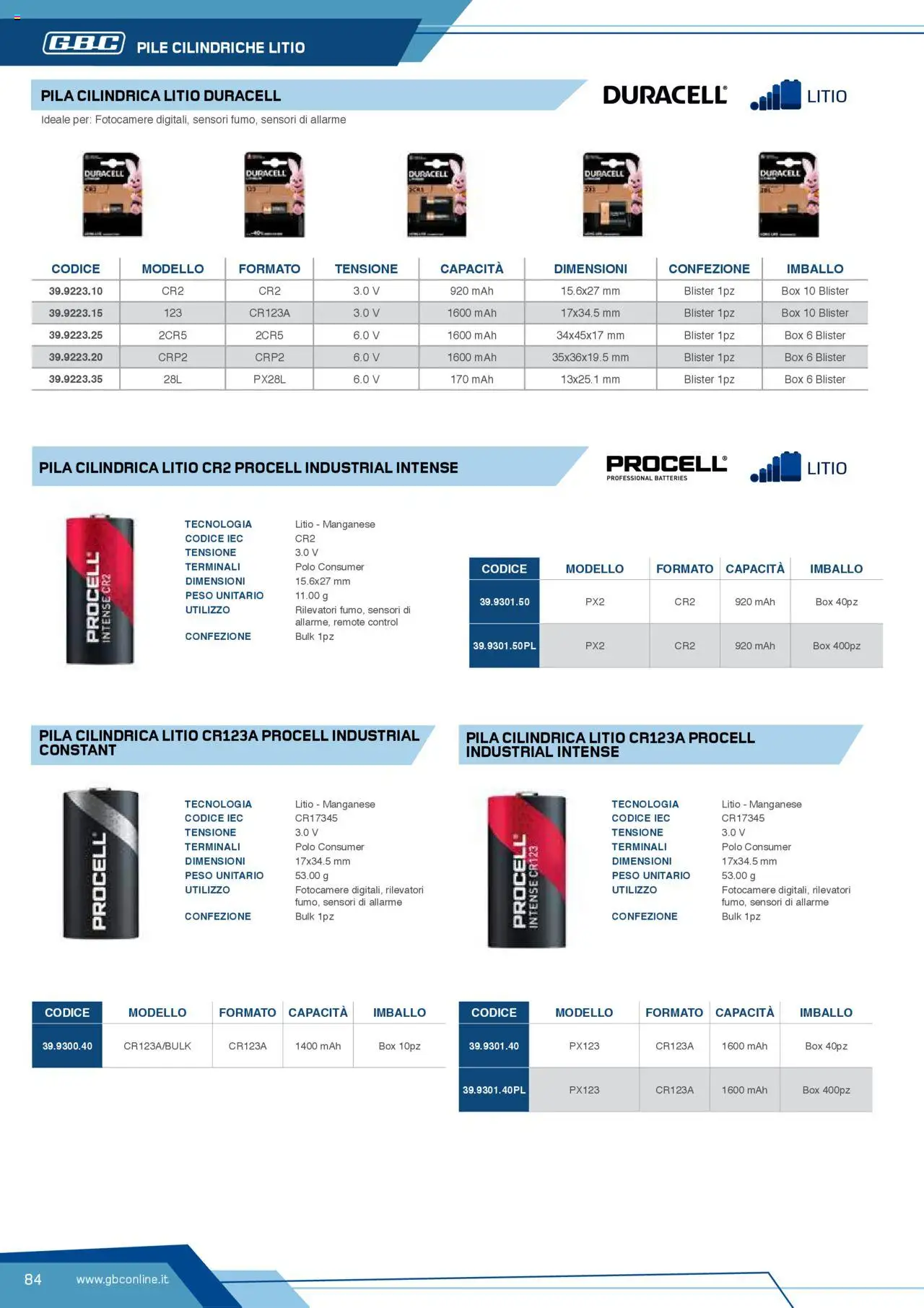 Volantino Batteries & Power GBC	 - pagina 84 - valido dal 12/04/2025