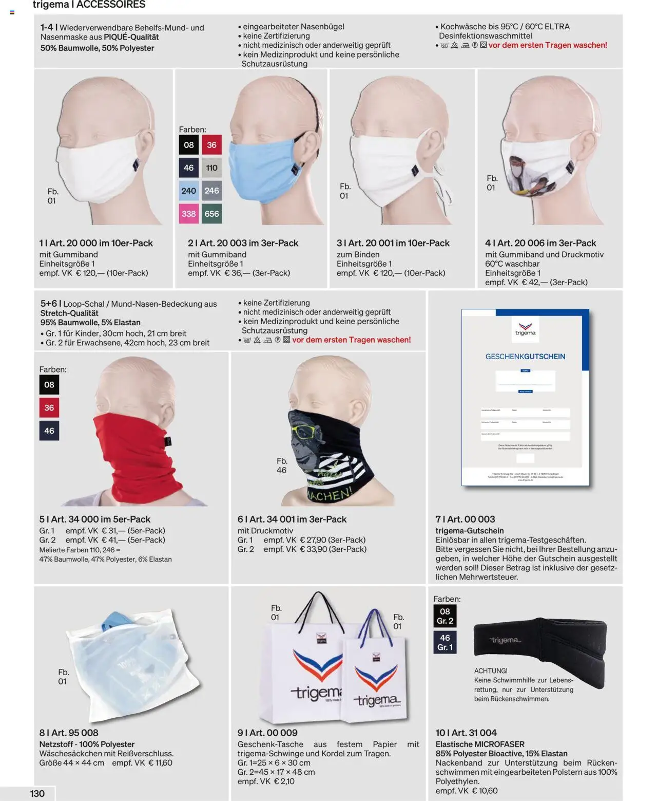 Trigema Prospekt 	 - Seite 130 - gültig ab 01.09.2025
