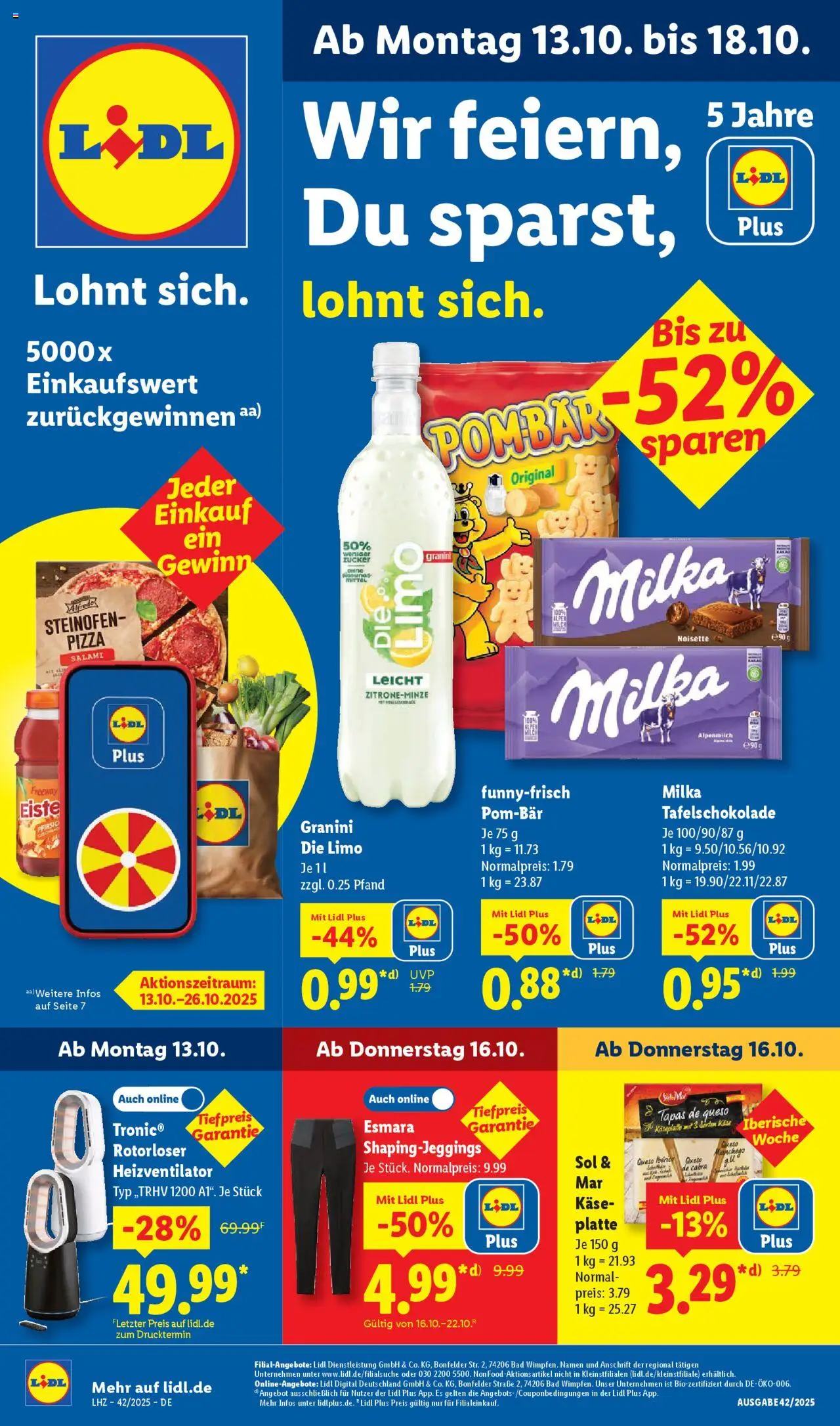 Lidl - Prospekt - Seite 1 - gültig ab 13.10.2025