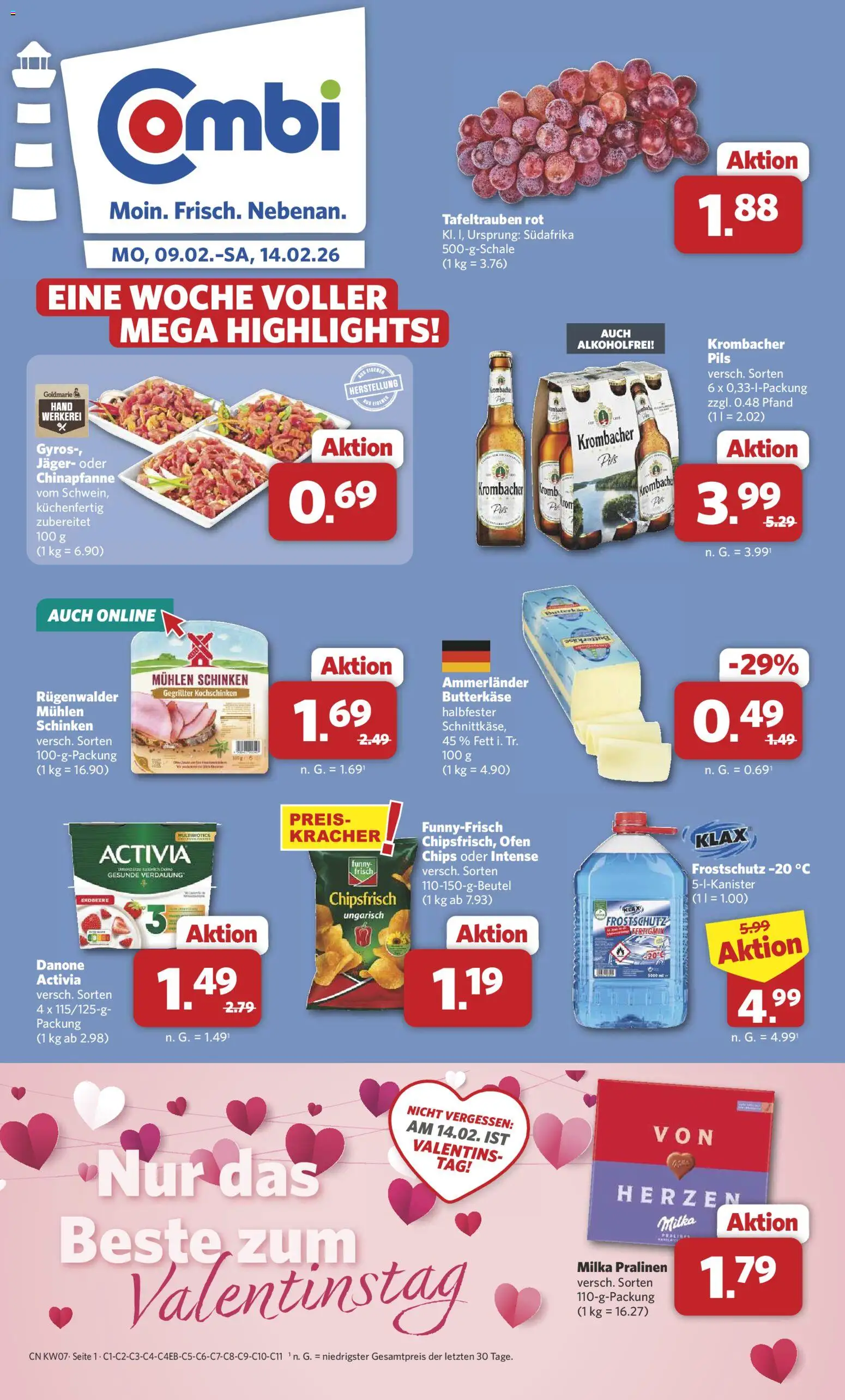 Combi Prospekt 	 - Seite 1 - gültig ab 09.02.2026