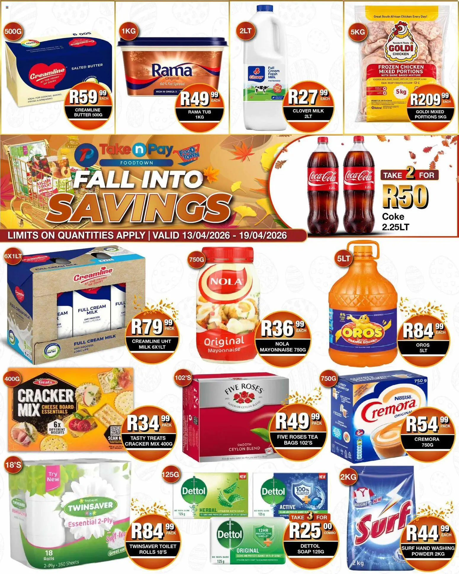 Take n Pay Specials - page 1- valid from 13/04/2026