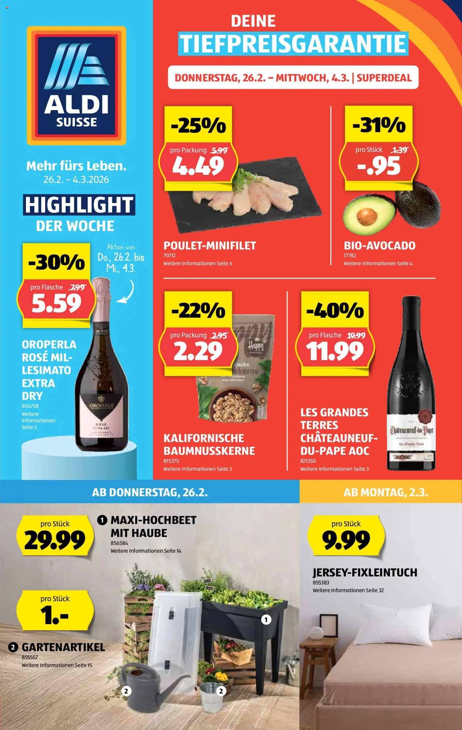 Aldi Aktionen - Seite 1- gültig ab 26.02.2026