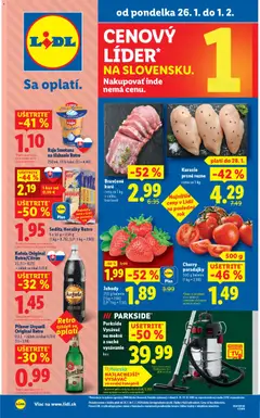 Lidl leták platný od 26.01.2026
