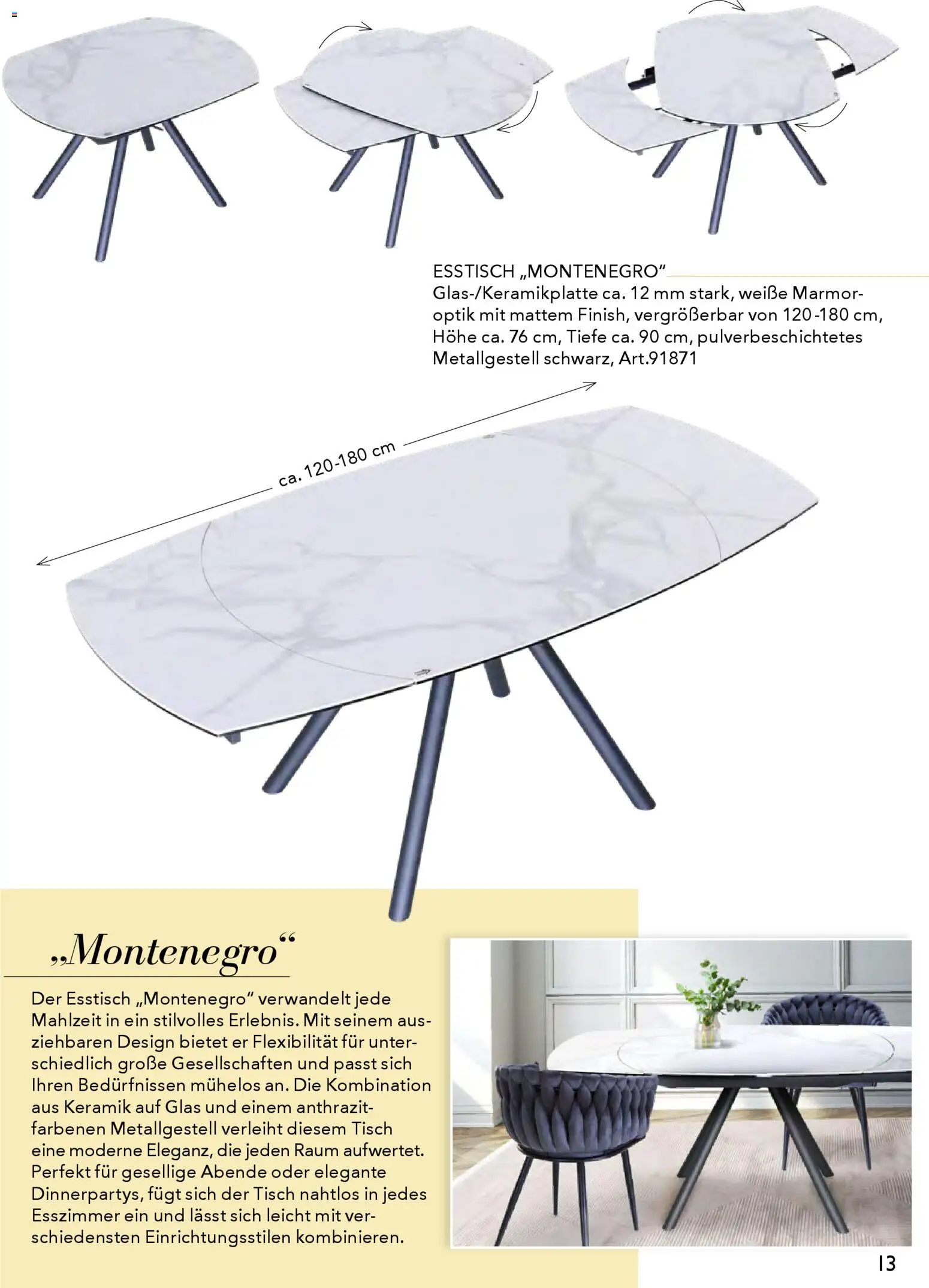 Rahaus Prospekt Glas/Keramik-Esstische - Seite 15 - gültig ab 29.01.2026