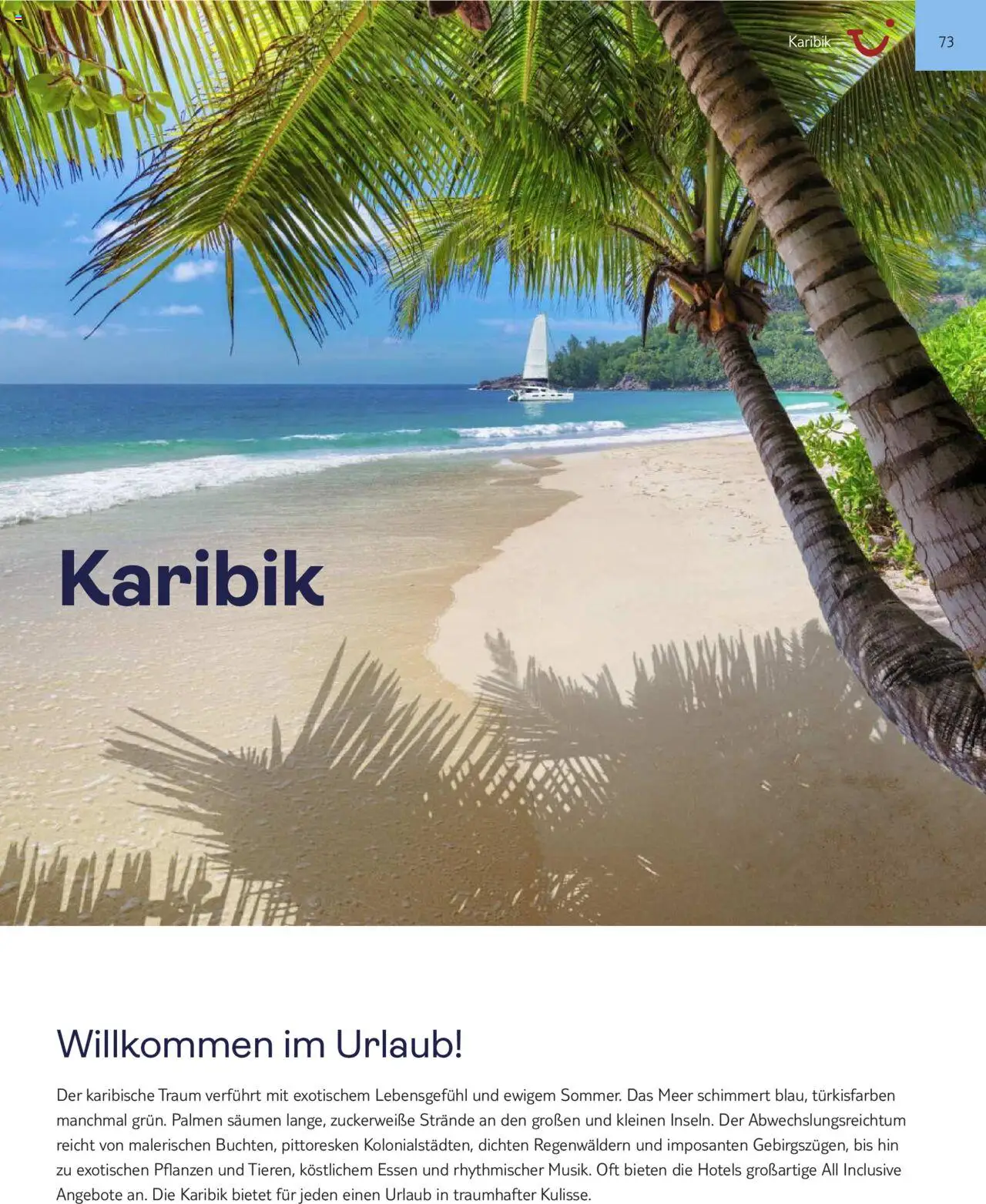 TUI Prospekt Mittelamerika & Karibik 2025/26	 - Seite 73 - gültig ab 01.11.2025
