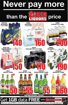 Preview Boxer - Liquor Specials valid from 05/01/2026