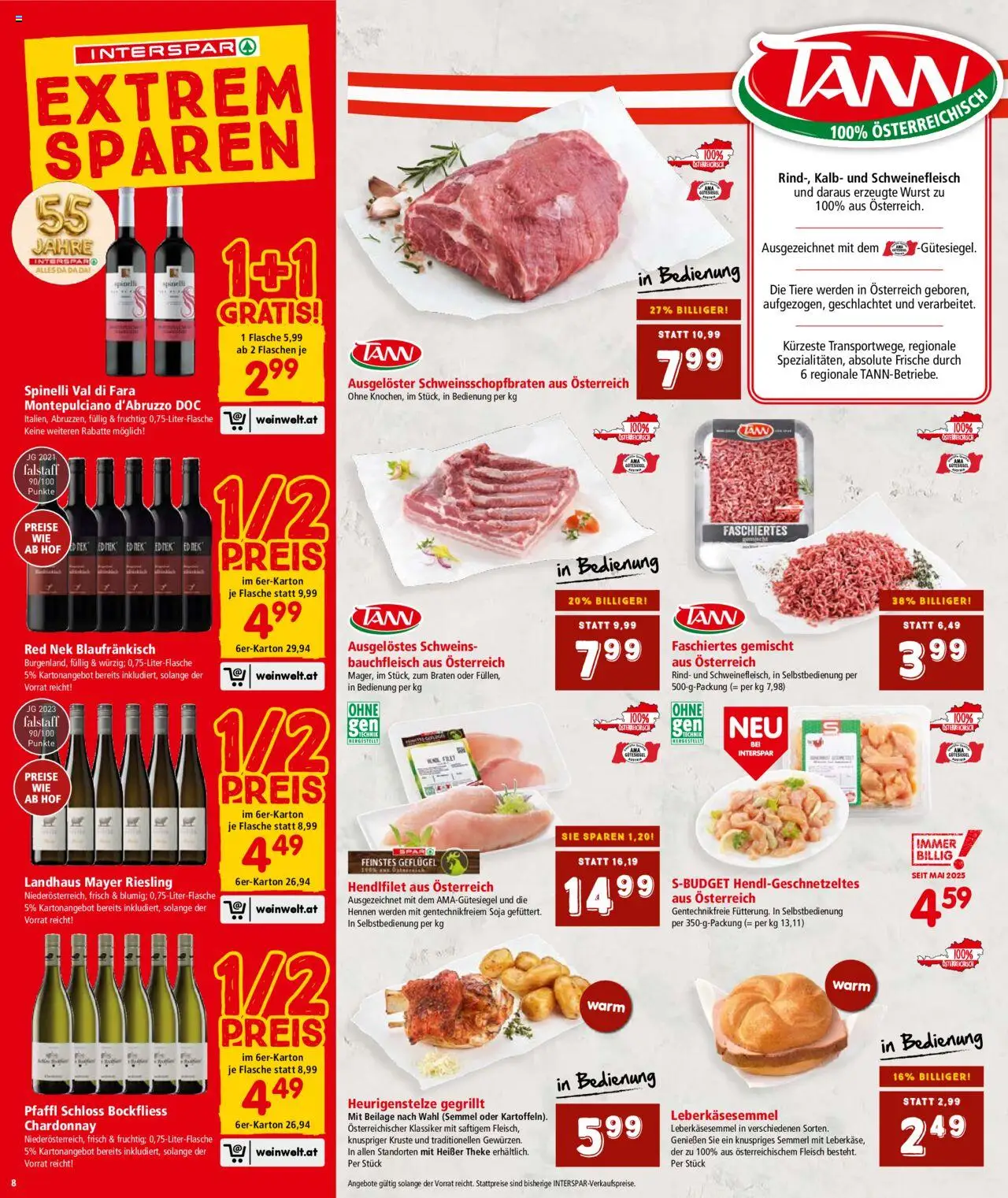 Interspar Flugblatt - Osttirol  - Seite 8- gültig ab 15.07.2025