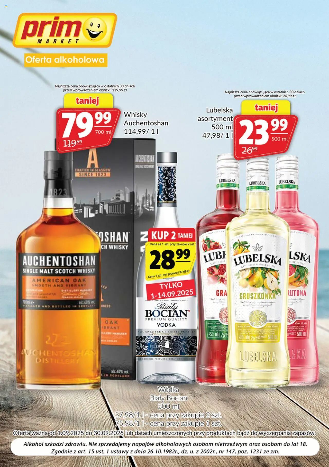 Prim Market Gazetka - Oferta alkoholowa - strona 1- ważny od 01.09.2025