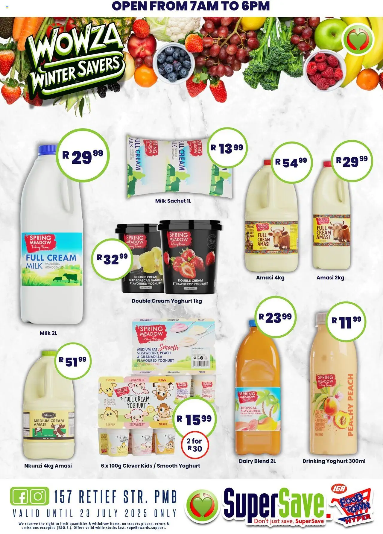 Super Save Specials - page 16- valid from 18/07/2025