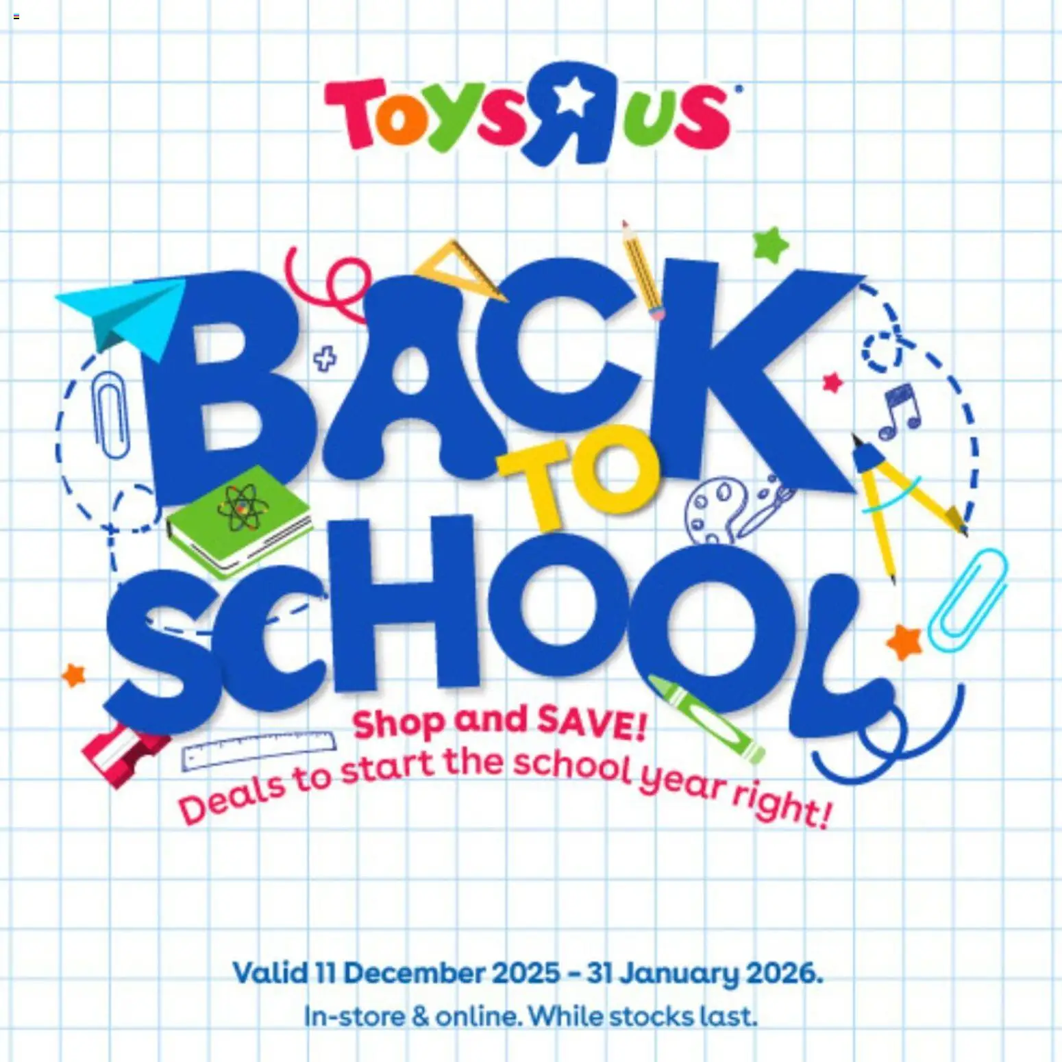 Toys R Us Back To School - page 1- valid from 11/12/2025
