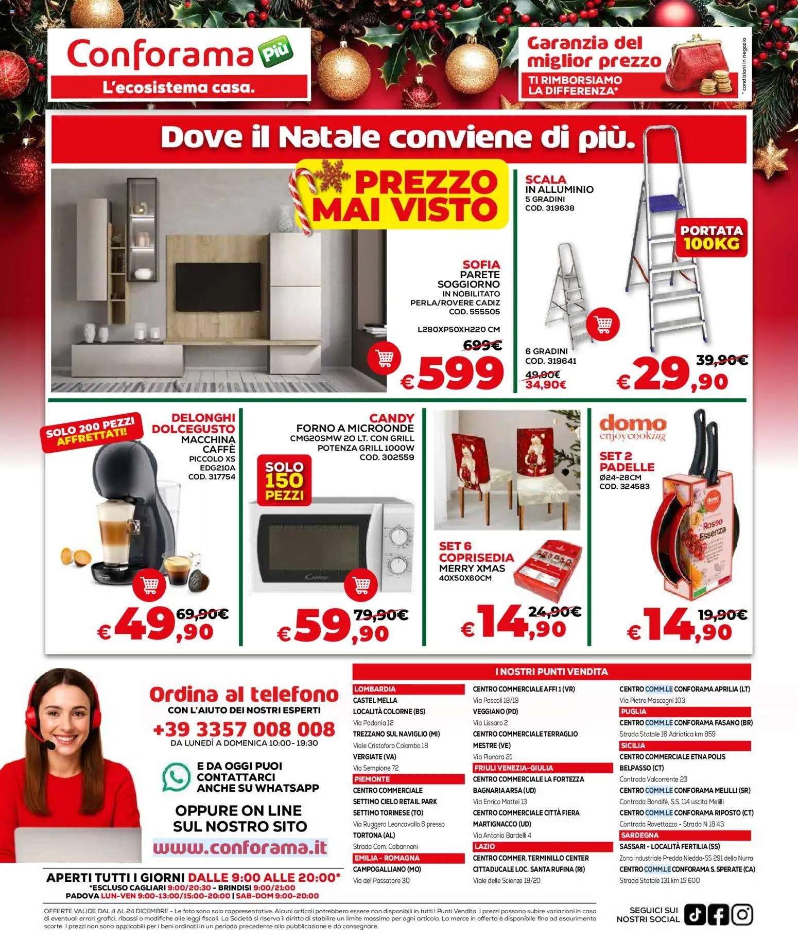Volantino Conforama	 - pagina 16 - valido dal 04/12/2025
