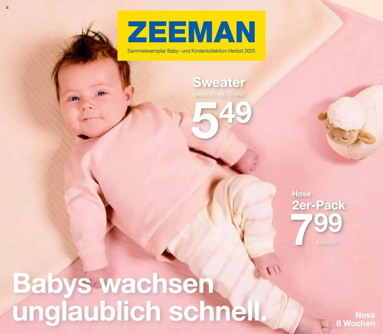 Zeeman Babyprospekt - Seite 1 - gültig ab 18.07.2025