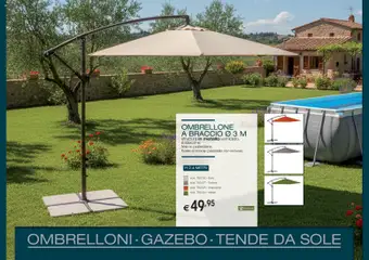 Anteprima Brico OK volantino Ombrelloni, Gazebo, Tende da Sole valida dal 05/03/2026