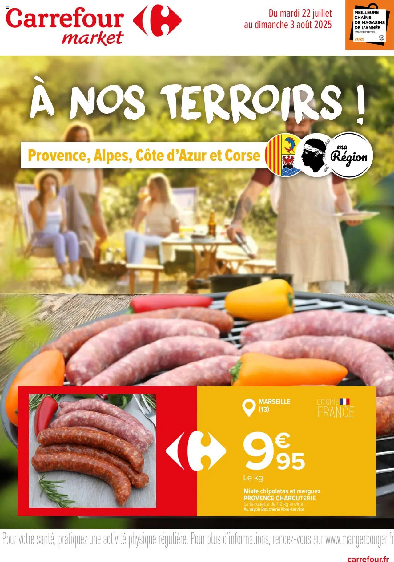 Carrefour Market catalogue à nos terroirs de PACA à la Corse - page 1 - valable à partir du 22/07/2025