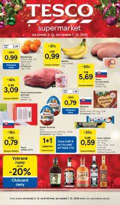Tesco leták platný od 03.12.2025