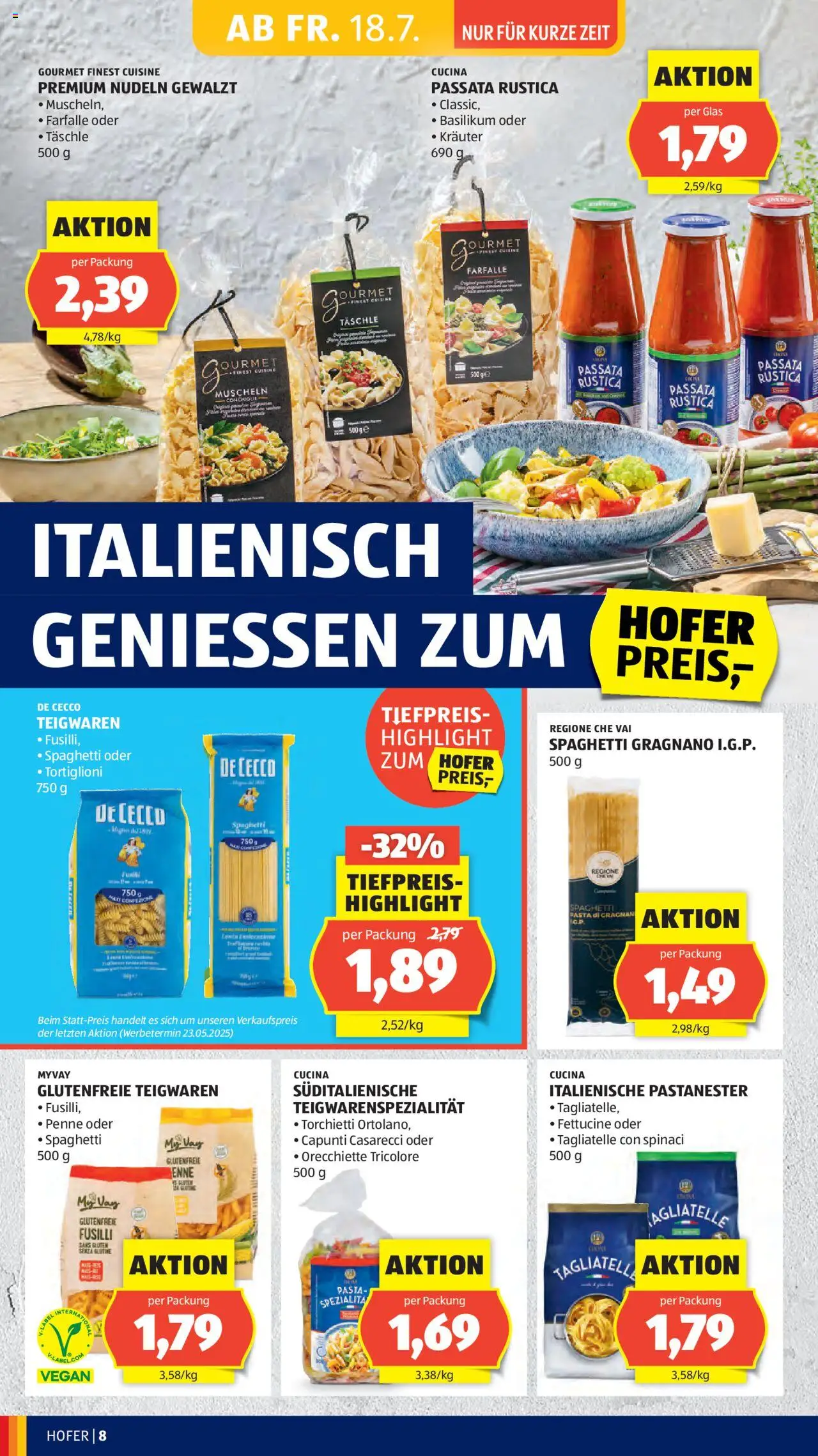 Hofer Flugblatt - Seite 10- gültig ab 18.07.2025