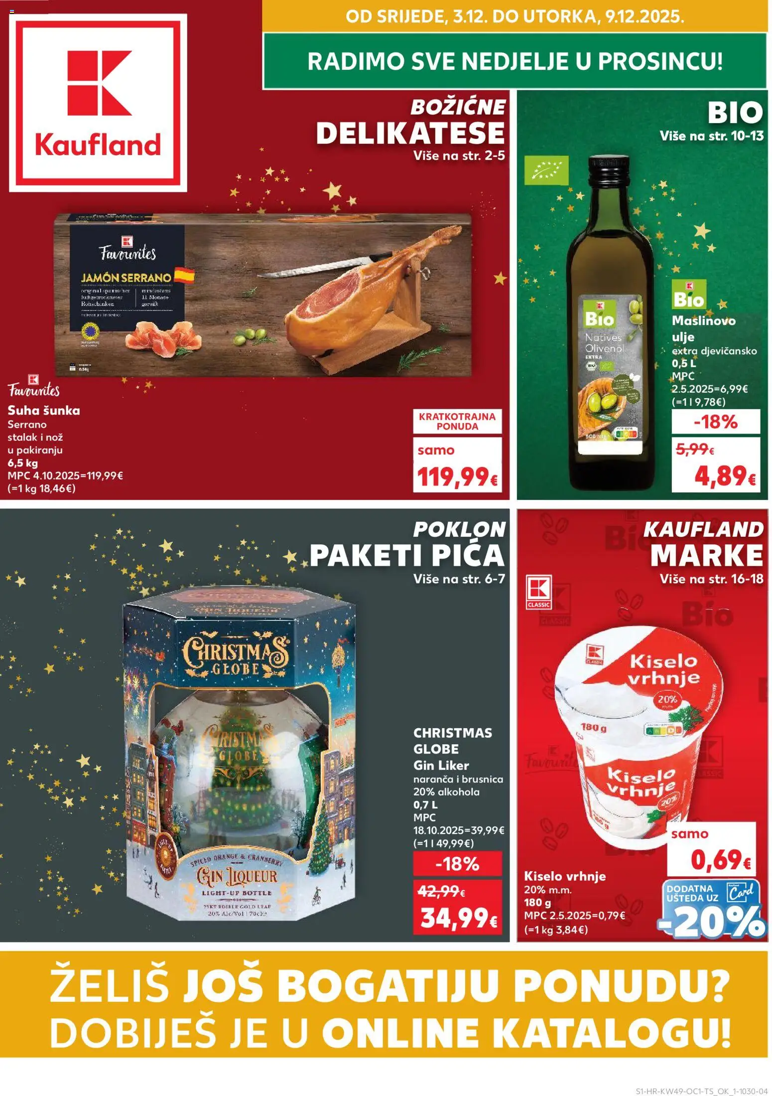 Ponuda Kaufland - stranica 1- važeći od 03.12.2025