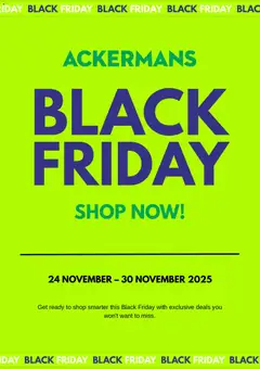Preview Ackermans Black Friday valid from 25/11/2025