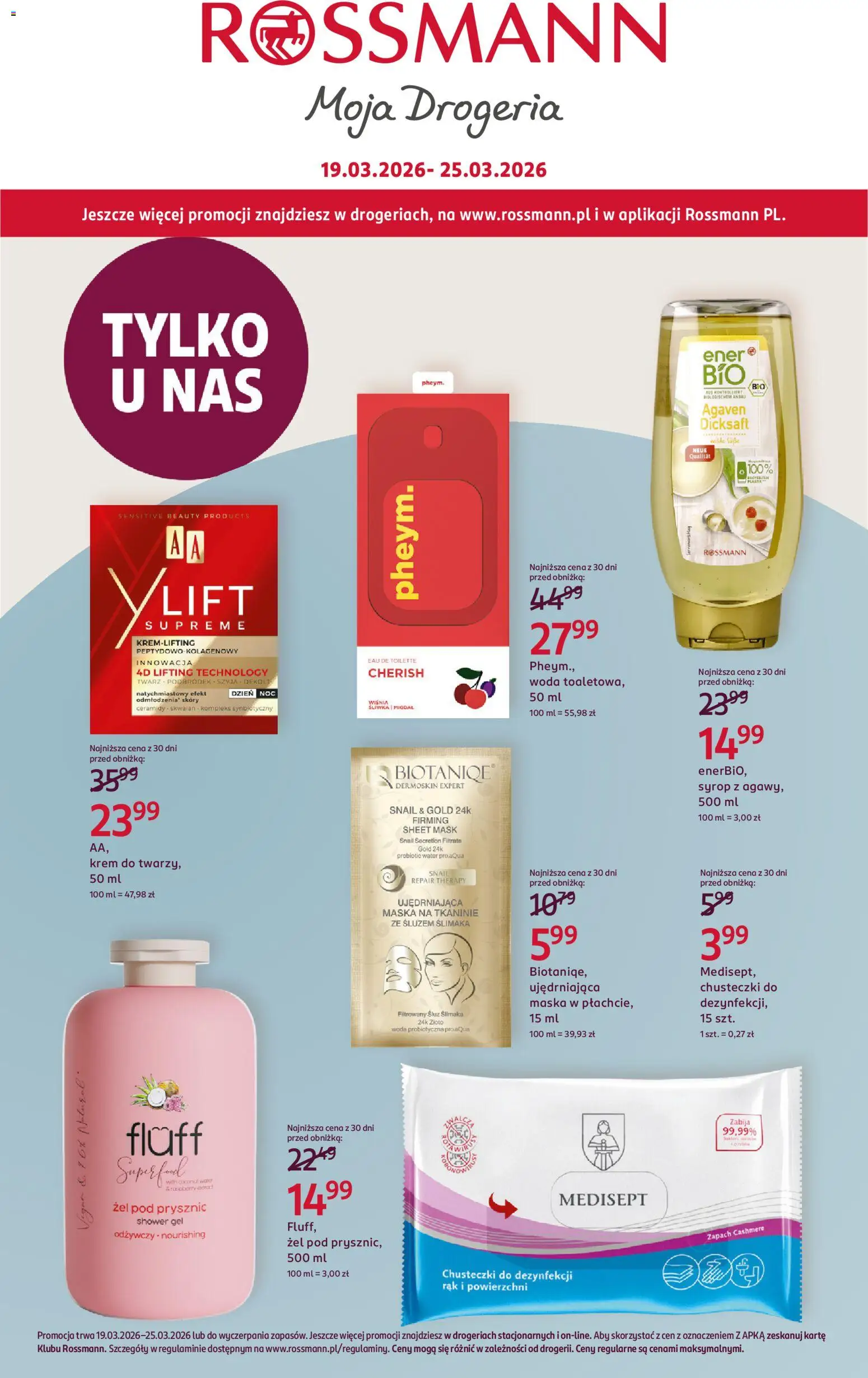 Rossmann gazetka - strona 1- ważny od 19.03.2026
