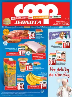 COOP Jednota leták platný od 13.11.2025
